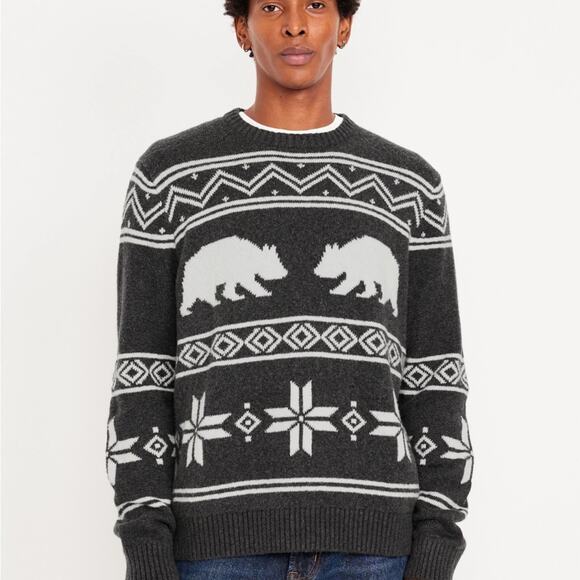 Old Navy Bear SoSoft Fair Isle Sweater - Picture 1 of 11